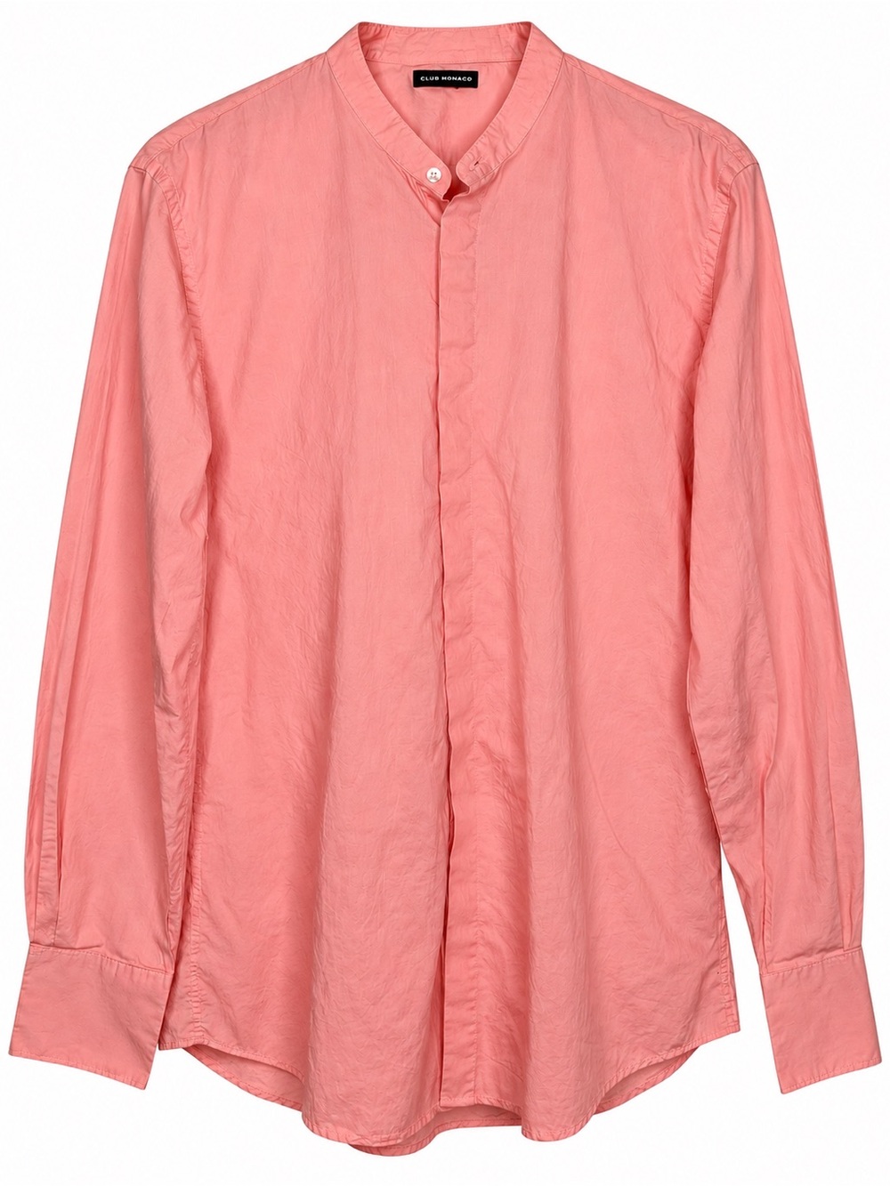 Club Monaco Women’s XL Pink Hidden Button Placket Long Sleeve Shirt
